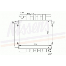 60690 NISSENS Радиатор, охлаждение двигателя