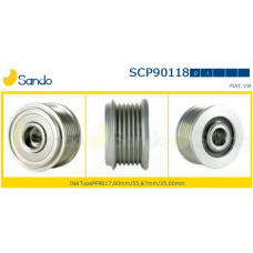 SCP90118.1 SANDO Ременный шкив, генератор