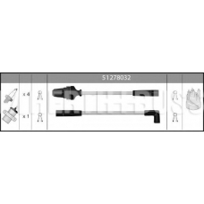 51278032 HERTH+BUSS Комплект проводов зажигания