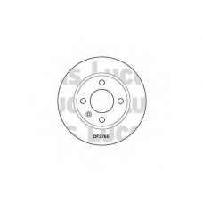 DF2765 TRW Тормозной диск
