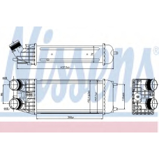 96509 NISSENS Интеркулер