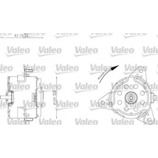 698343 VALEO Электродвигатель, вентилятор радиатора