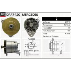 DRA7420 DELCO REMY Генератор