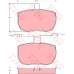 GDB342 TRW Комплект тормозных колодок, дисковый тормоз