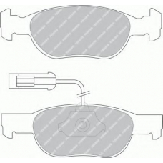 FDB1040 FERODO Комплект тормозных колодок, дисковый тормоз