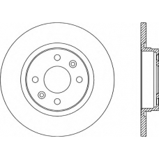 BDA2322.10 OPEN PARTS Тормозной диск