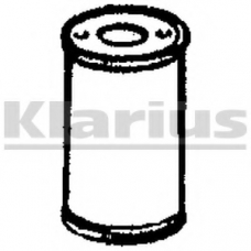 PG400J KLARIUS Средний глушитель выхлопных газов