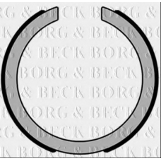 BBS6486 BORG & BECK Комплект тормозных колодок