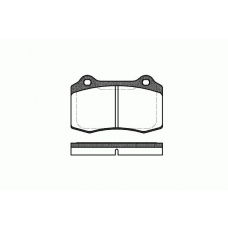 0434.30 REMSA Комплект тормозных колодок, дисковый тормоз