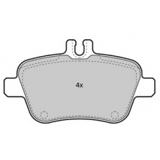 FBP-1870 FREMAX Комплект тормозных колодок, дисковый тормоз