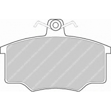 FDB175 FERODO Комплект тормозных колодок, дисковый тормоз