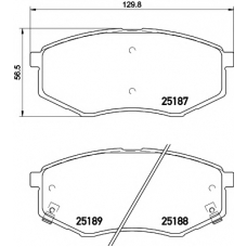 8DB 355 019-791 HELLA PAGID Комплект тормозных колодок, дисковый тормоз