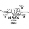 01.60506 MTS Глушитель выхлопных газов конечный