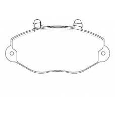 WBP21469B WAGNER LOCKHEED Комплект тормозных колодок, дисковый тормоз