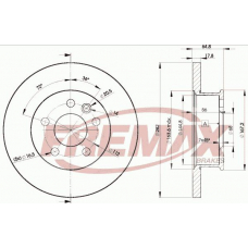 BD-3012 FREMAX Тормозной диск