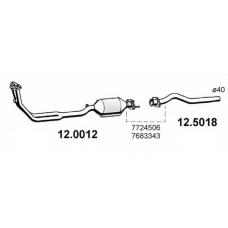 12.5018 ASSO Труба выхлопного газа