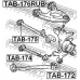 TAB-176RUB FEBEST Подвеска, рычаг независимой подвески колеса