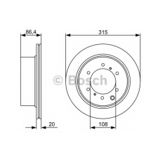 0 986 479 506 BOSCH Тормозной диск