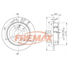 BD-8571 FREMAX Тормозной диск