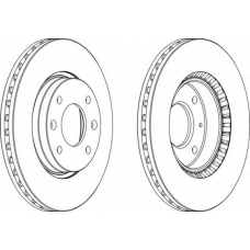 DDF1522-1 FERODO Тормозной диск