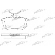 PBP1095 PATRON Комплект тормозных колодок, дисковый тормоз