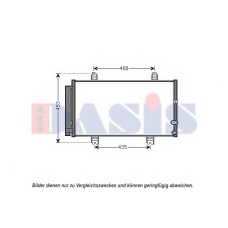212090N AKS DASIS Конденсатор, кондиционер