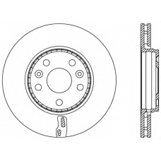 BDA2529.20 OPEN PARTS Тормозной диск