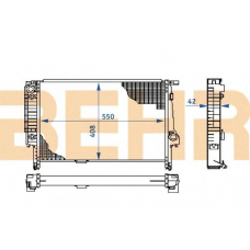 2108773 BEHR Radiator