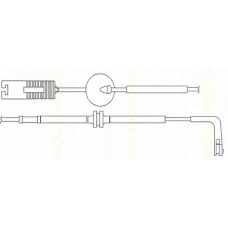 8115 17002 TRISCAN Сигнализатор, износ тормозных колодок