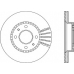 BDA1708.20 OPEN PARTS Тормозной диск