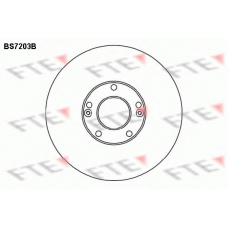 BS7203B FTE Тормозной диск