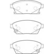 FD7456A NECTO Комплект тормозных колодок, дисковый тормоз