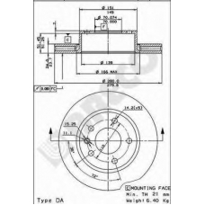 BS 7978 BRECO Тормозной диск