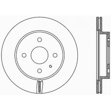 BDA2425.20 OPEN PARTS Тормозной диск