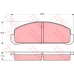 GDB178 TRW Комплект тормозных колодок, дисковый тормоз