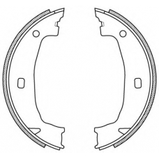 BSA2197.00 OPEN PARTS Комплект тормозных колодок