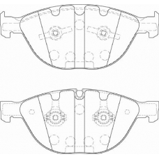 FD7240A NECTO Комплект тормозных колодок, дисковый тормоз