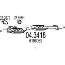 04.3418 MTS Катализатор