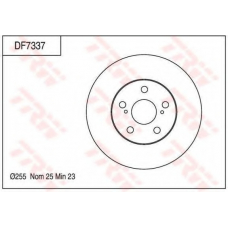 DF7337 TRW Тормозной диск