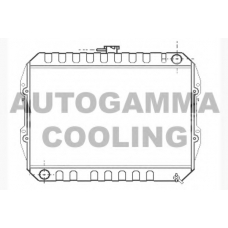104610 AUTOGAMMA Радиатор, охлаждение двигателя