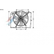 MS7503 AVA Вентилятор, охлаждение двигателя