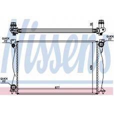 60231A NISSENS Радиатор, охлаждение двигателя