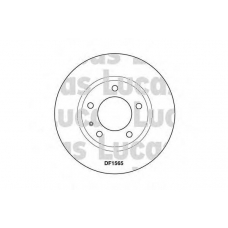 DF1565 TRW Тормозной диск