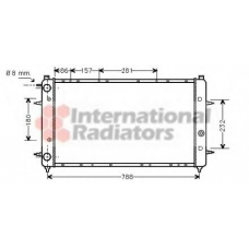 58002114 VAN WEZEL Радиатор, охлаждение двигателя