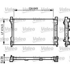 732900 VALEO Радиатор, охлаждение двигателя