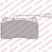 LP2066 DELPHI Комплект тормозных колодок, дисковый тормоз