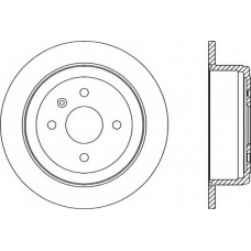 BDA2012.10 OPEN PARTS Тормозной диск