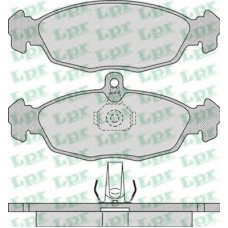 05P895 LPR Комплект тормозных колодок, дисковый тормоз
