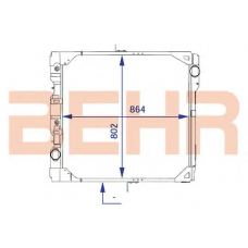 1201935 BEHR Radiator