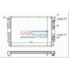 3309001 KUHLER SCHNEIDER Радиатор, охлаждение двигател